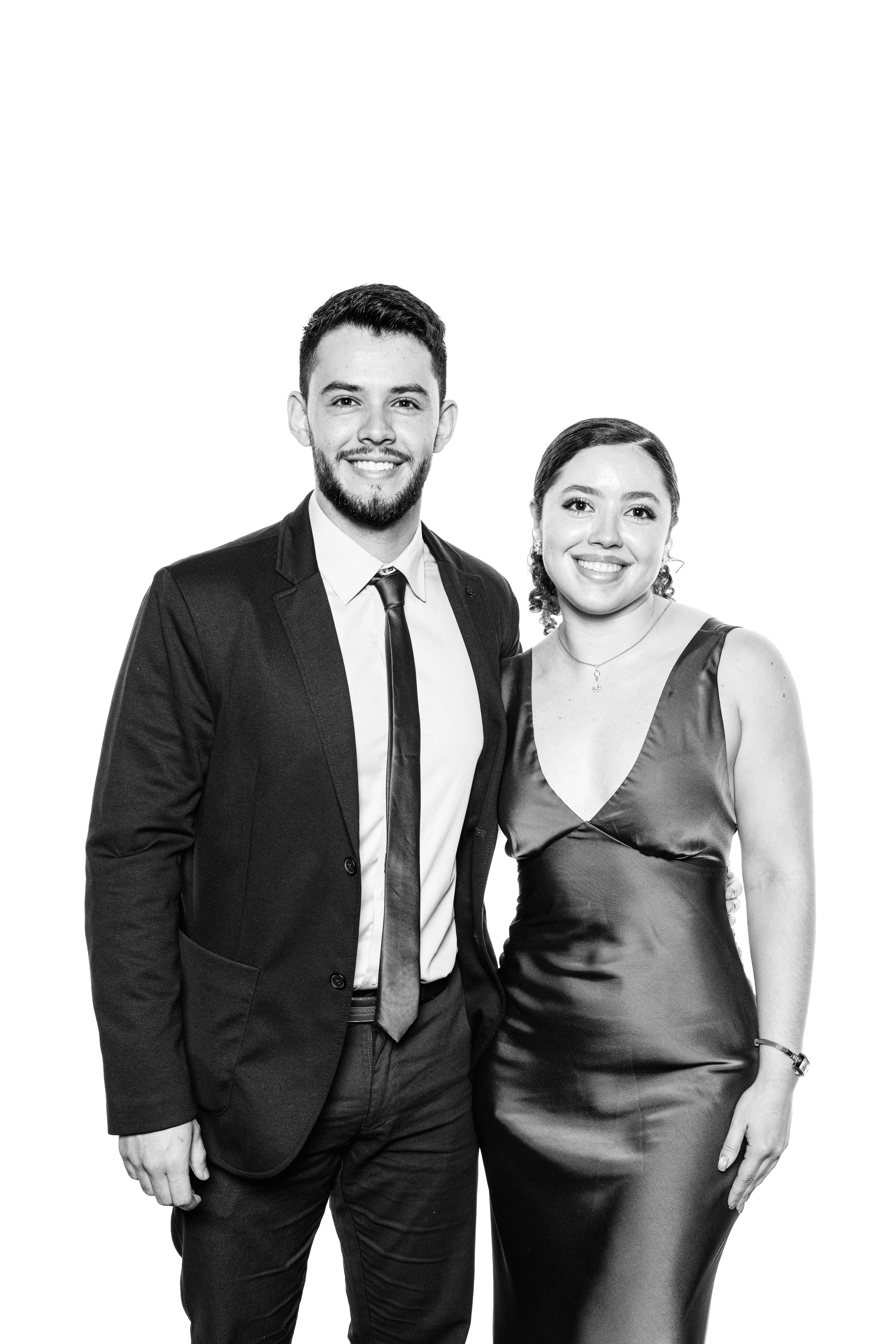 Retrato de boda en blanco y negro — Estación de Retratos Monochrome CR, Costa Rica