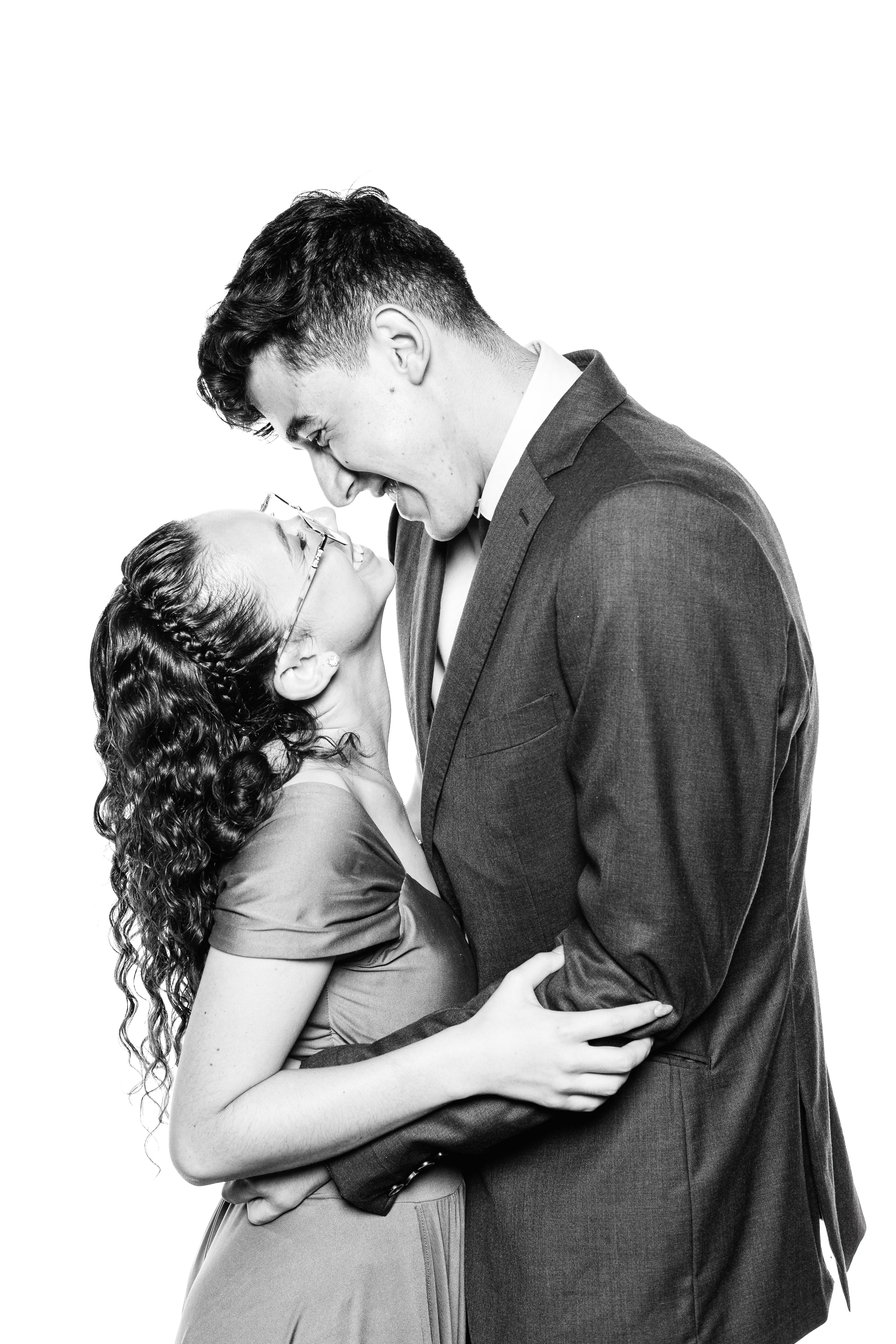 Retrato de boda en blanco y negro — Estación de Retratos Monochrome CR, Costa Rica