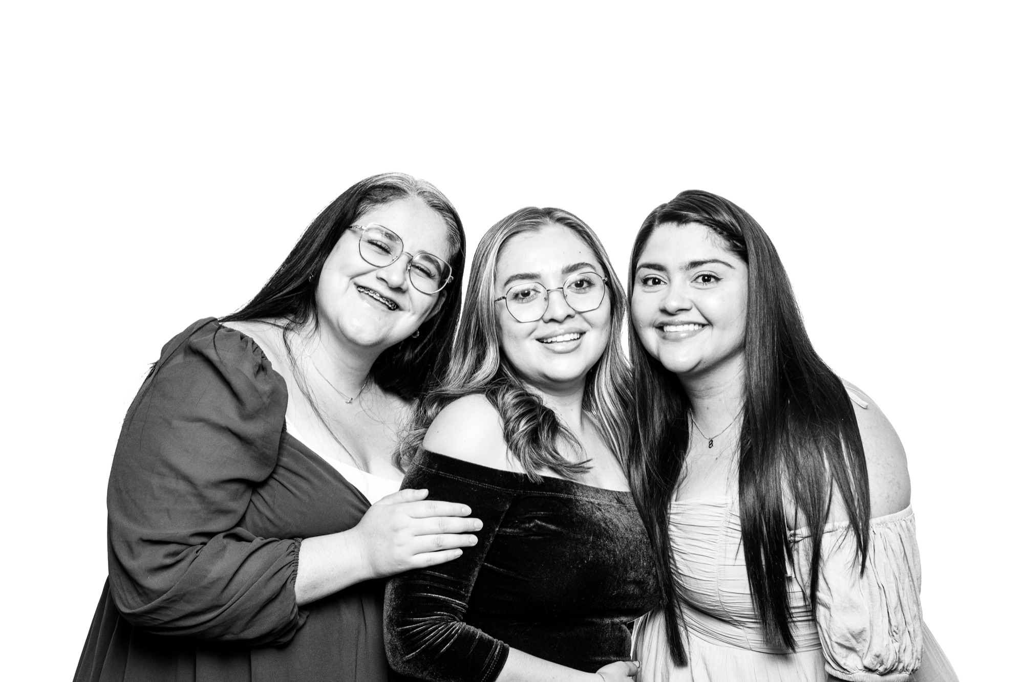 Retrato de estudio en blanco y negro — Monochrome CR, fotografía de bodas en Costa Rica