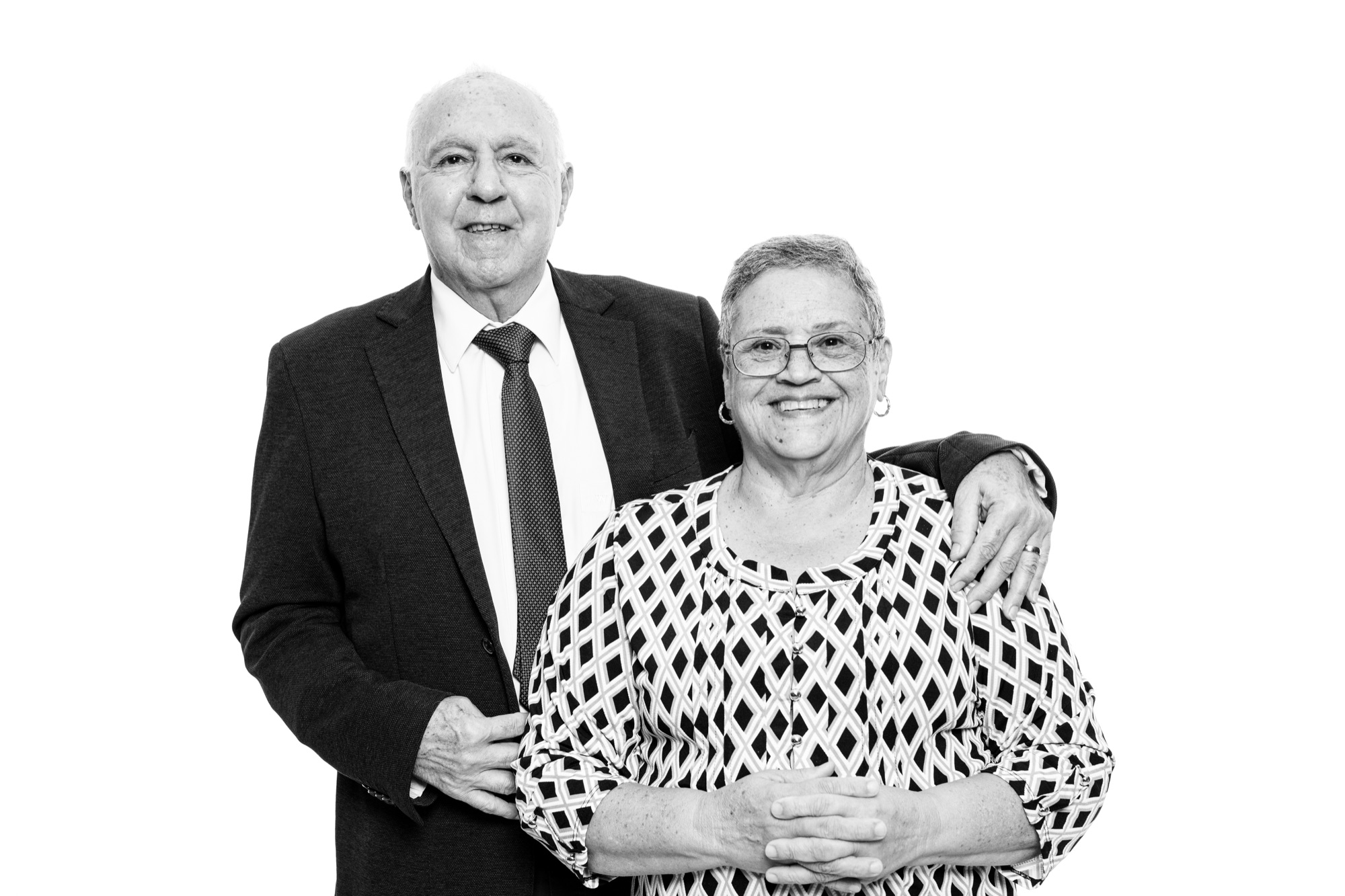 Retrato de estudio en blanco y negro — Monochrome CR, fotografía de bodas en Costa Rica