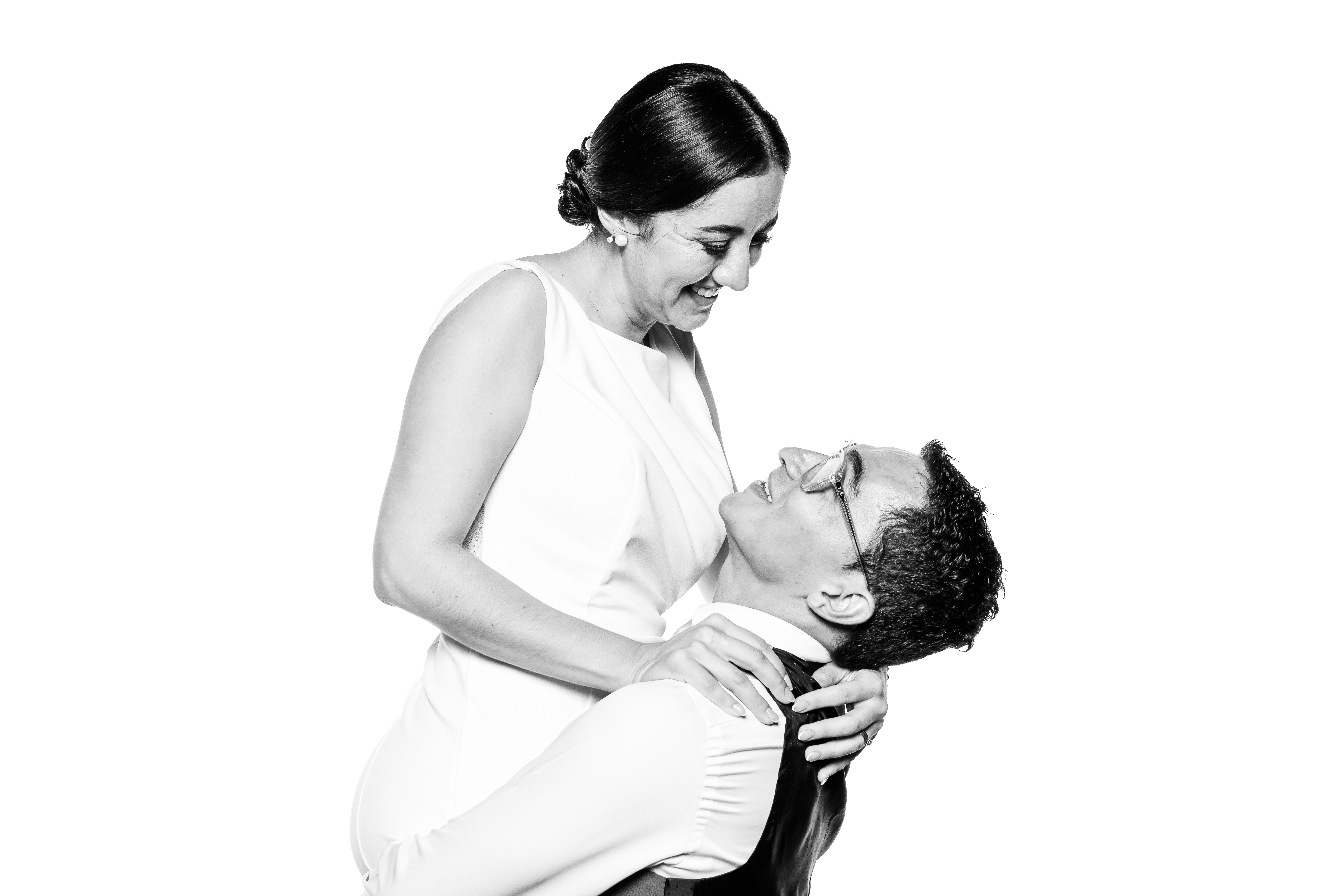 Retrato de estudio en blanco y negro — Monochrome CR, fotografía de bodas en Costa Rica