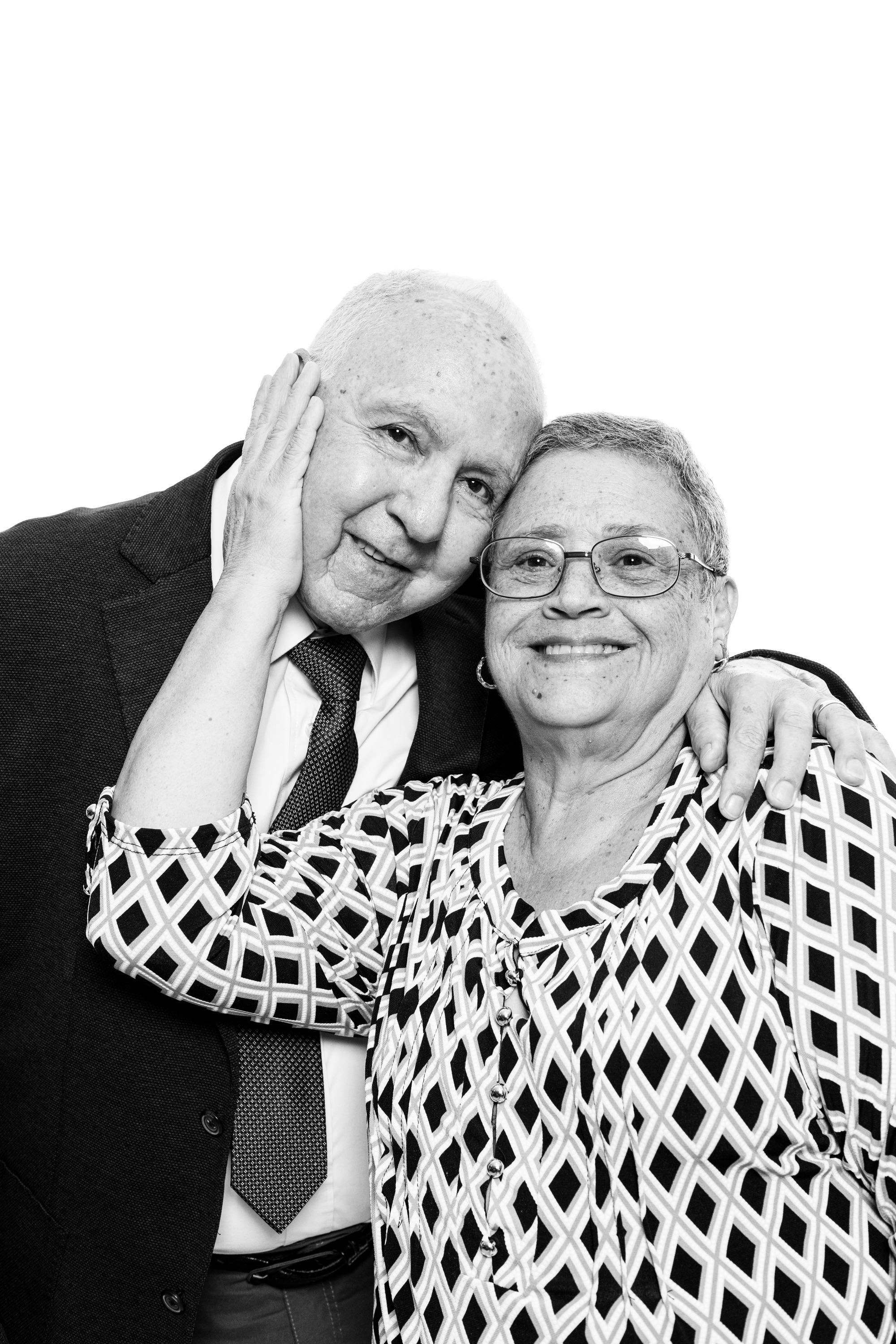 Retrato de estudio en blanco y negro — Monochrome CR, fotografía de bodas en Costa Rica